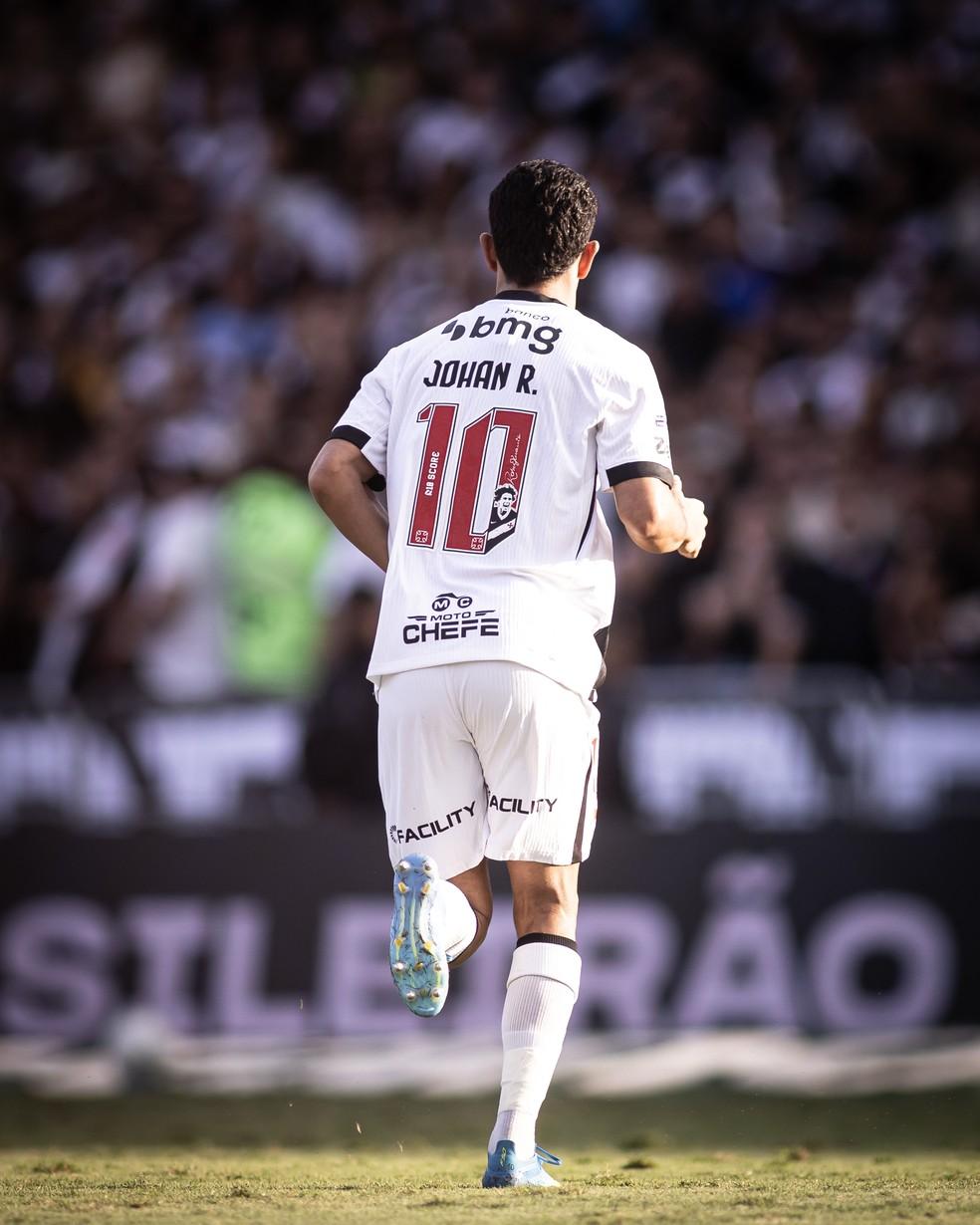 Johan Rojas em ação pelo Vasco — Foto: Matheus Lima/Vasco
