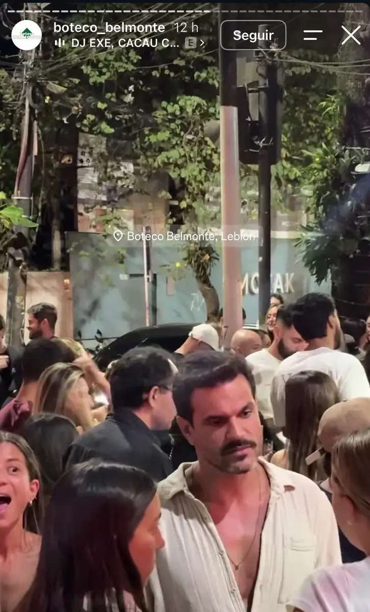 Admar Lopes é flagrado curtindo um pagode no Leblon; veja vídeo