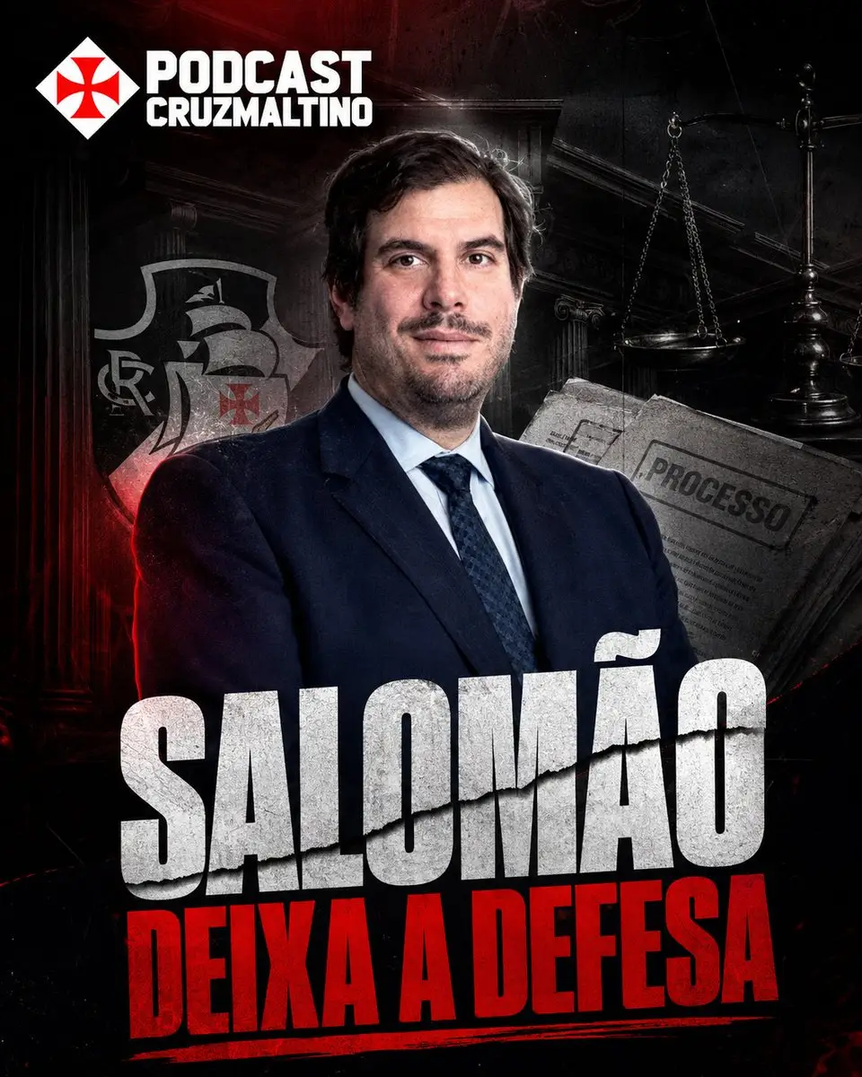 Escritório que tem como sócio o ex-1º VP geral Paulo Salomão deixa a defesa do Vasco na Justiça