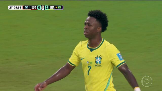 Assista aos melhores momentos de Escócia 0 x 3 Brasil, pela Copa do Mundo