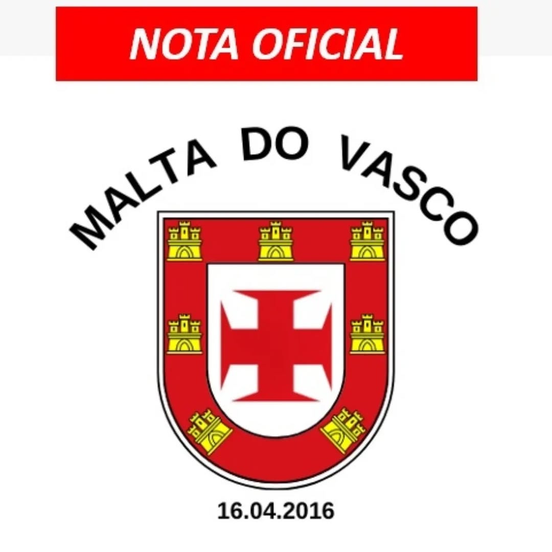 Malta do Vasco divulga nota sobre o momento do clube