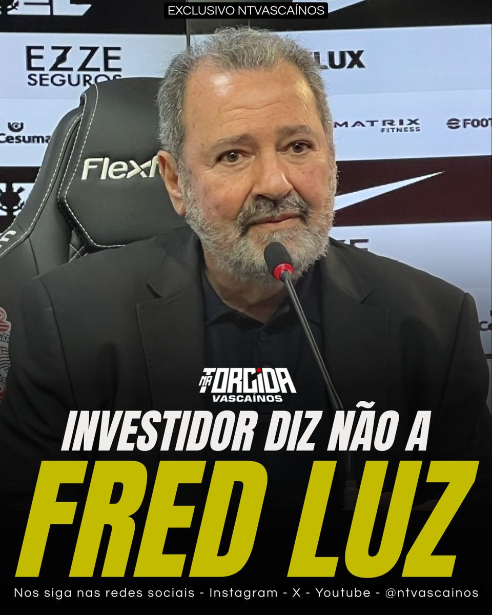 Nome de Fred Luz estaria perdendo força para ser o novo CEO da Vasco SAF