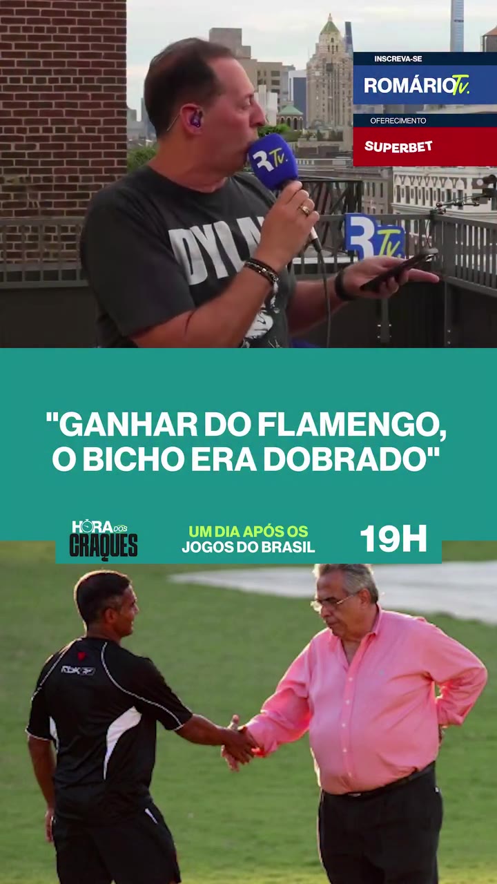 Romário e Bebeto falam sobre Eurico Miranda: 'Melhor dirigente da carreira'; veja vídeo