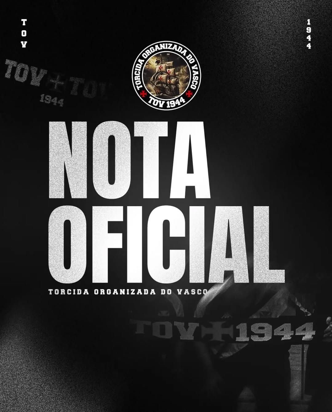 TOV emite nota sobre o momento político do Vasco