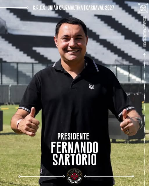 União Cruzmaltina anuncia Fernando Sartório como seu novo presidente