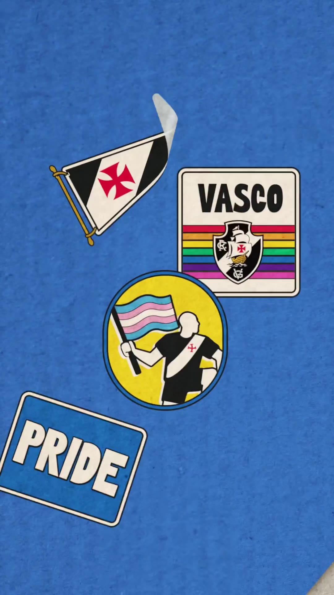 Vasco faz postagem por ocasião do Dia do Orgulho LGBTQIAPN+