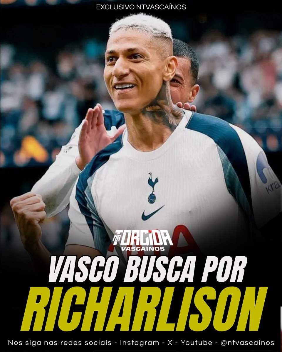 Vasco volta a sondar a situação do atacante Richarlison